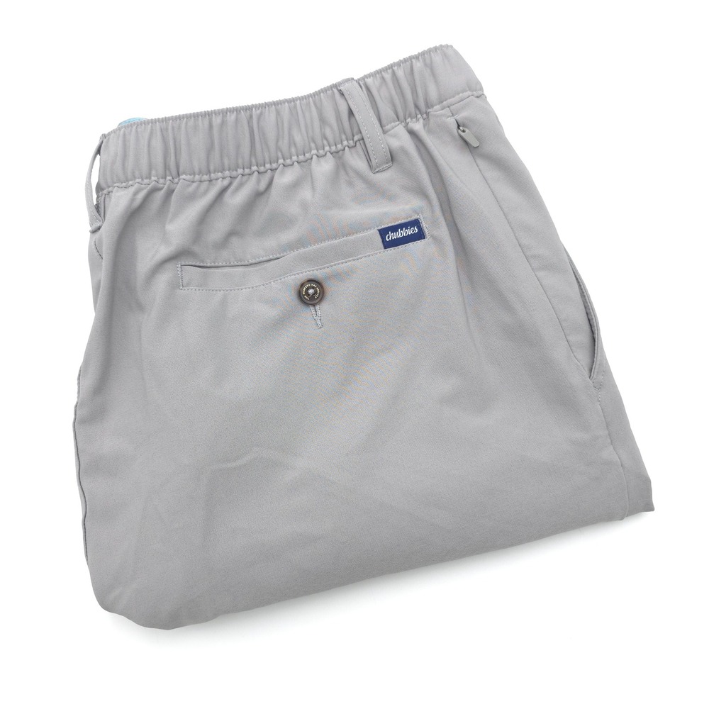 Chubbies Everywear Pants Mens 33x30 Gray Performance Stretch Tapered Chino‎